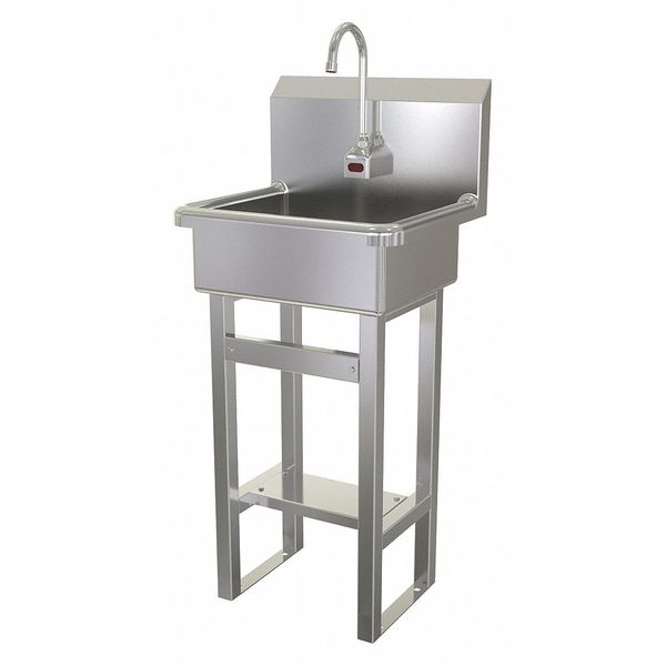 Hand Sink, Floor Mount, 43-1/2