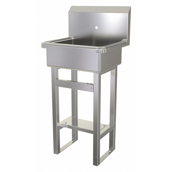 Hand Sink, Floor Mount, 43-1/2