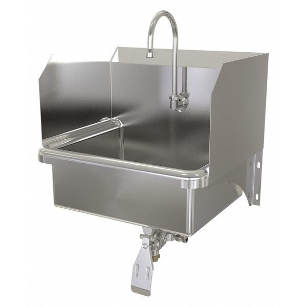 17 1/2 in W x 20 in L x 16 1/2 in H, Wall, Hand Sink