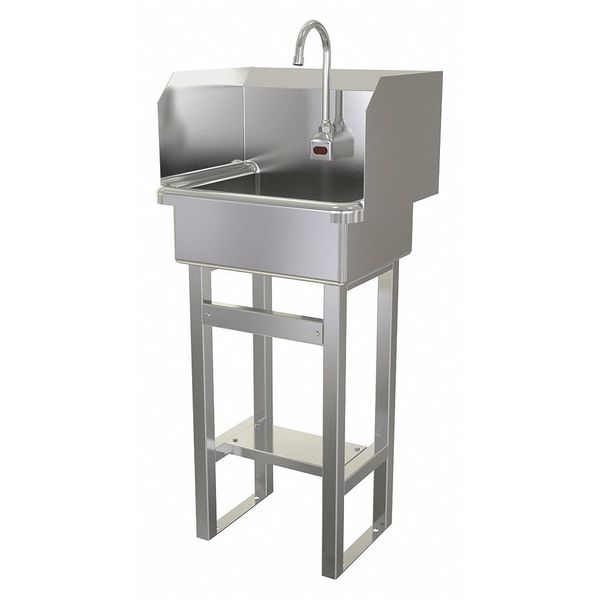 Hand Sink, Floor Mount, 43-1/2