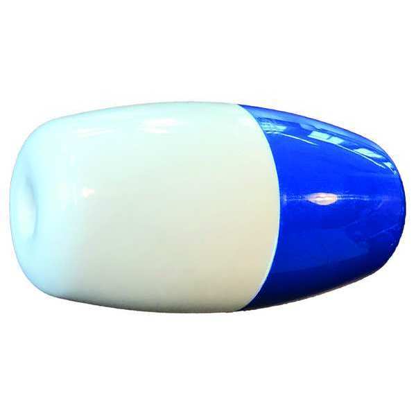 Rope Float, Plastic, Blue/White, 13-1/2