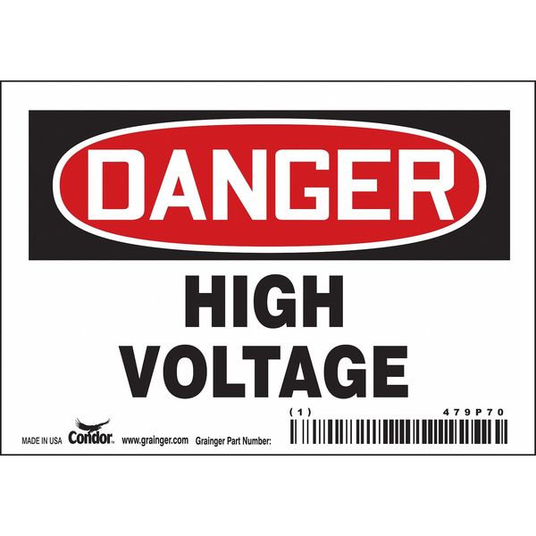 Safety Sign, 4-1/2