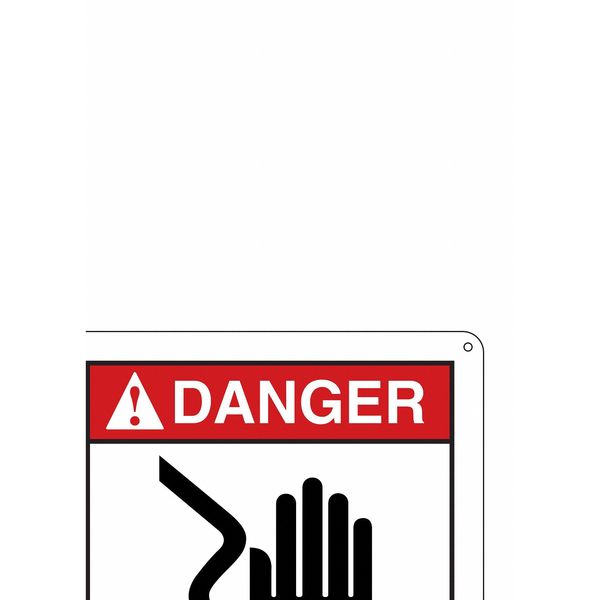 Safety Sign, 14 in Height, 10 in Width, Aluminum, Vertical Rectangle, English, 479V72