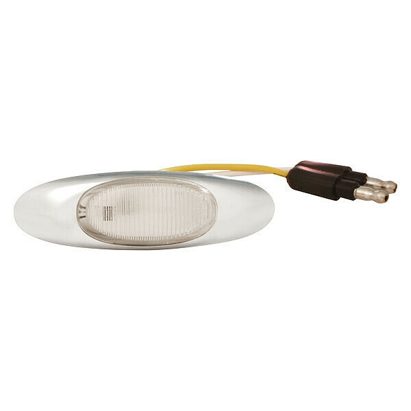 Lamp, Chrome Bezel, LED, MicroNova, Ylw