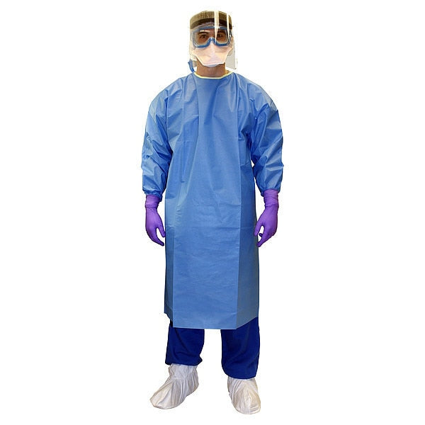 Liquid Barrier Gown, LowLint, BL, 2XL, PK10
