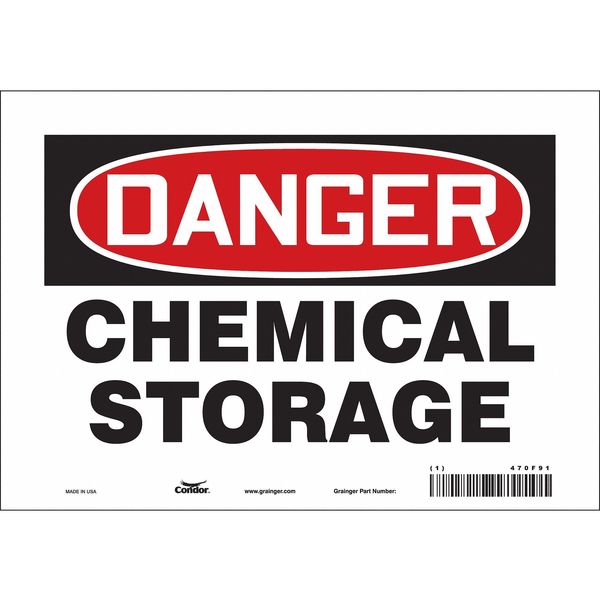 Safety Sign, 7 in Height, 10 in Width, Vinyl, Vertical Rectangle, English, 470F91