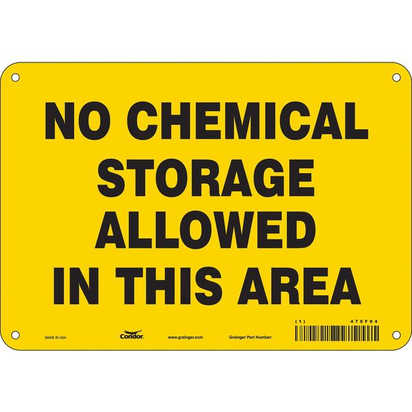 Safety Sign, 7 in Height, 10 in Width, Aluminum, Vertical Rectangle, English, 470F04