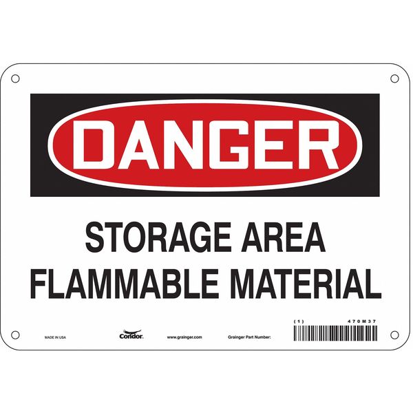 Safety Sign, 7 in Height, 10 in Width, Aluminum, Vertical Rectangle, English, 470M37