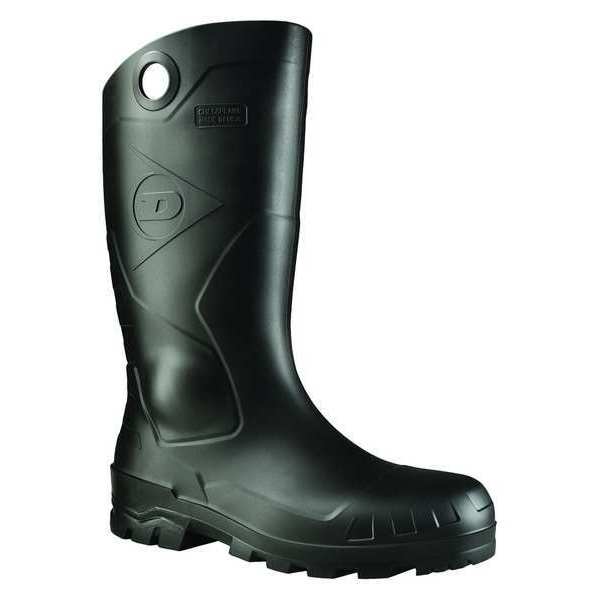Chesapeake Steel Toe PVC Safety Boot, Waterproof, Black, Size 5