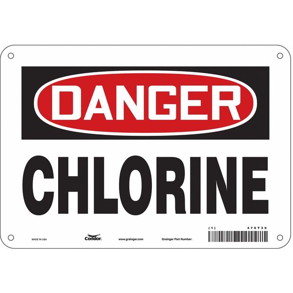 Safety Sign, 7 in Height, 10 in Width, Aluminum, Vertical Rectangle, English, 470T30
