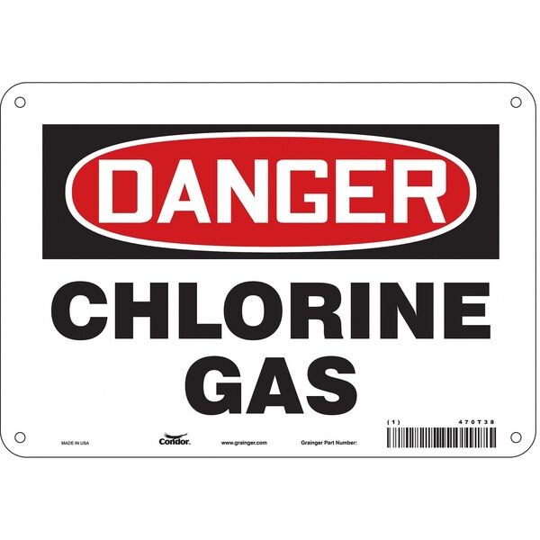 Safety Sign, 7 in Height, 10 in Width, Aluminum, Vertical Rectangle, English, 470T38