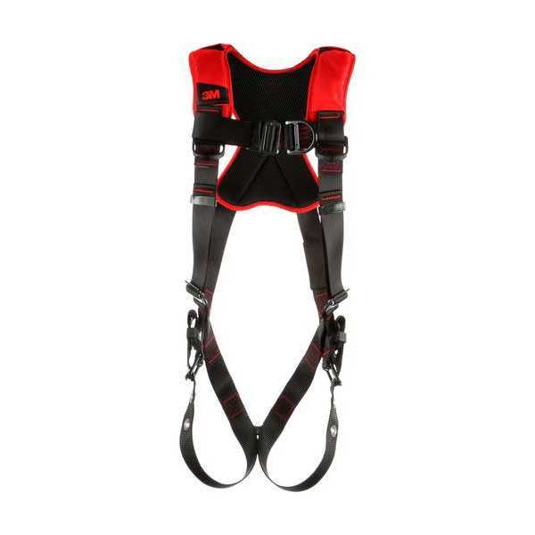 Full Body Harness, Vest Style, 2XL, Polyester, Black