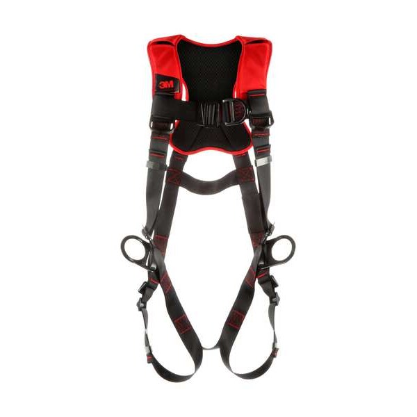 Full Body Harness, Vest Style, M/L, Polyester, Black