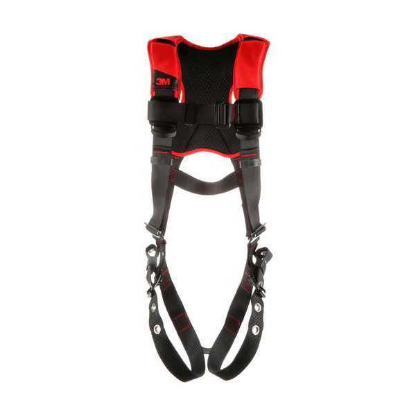 Full Body Harness, Vest Style, M/L, Polyester, Black