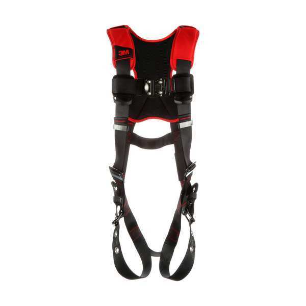 Full Body Harness, Vest Style, M/L, Polyester, Black