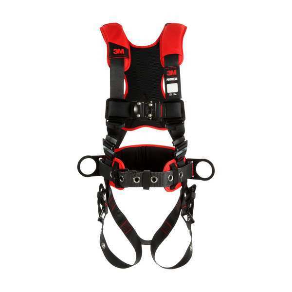 Positioning Harness, Vest Style, M/L, Polyester, Black
