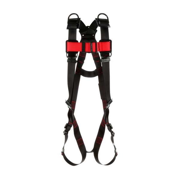 Full Body Harness, Vest Style, XL, Kevlar(R), Black