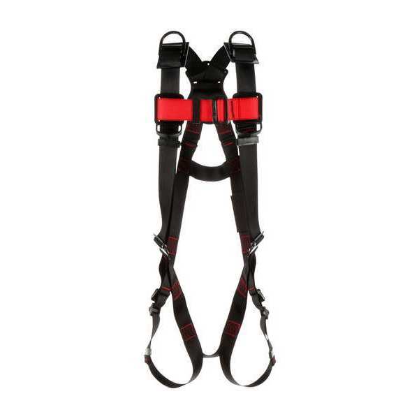 Full Body Harness, Vest Style, 2XL, Kevlar(R), Black