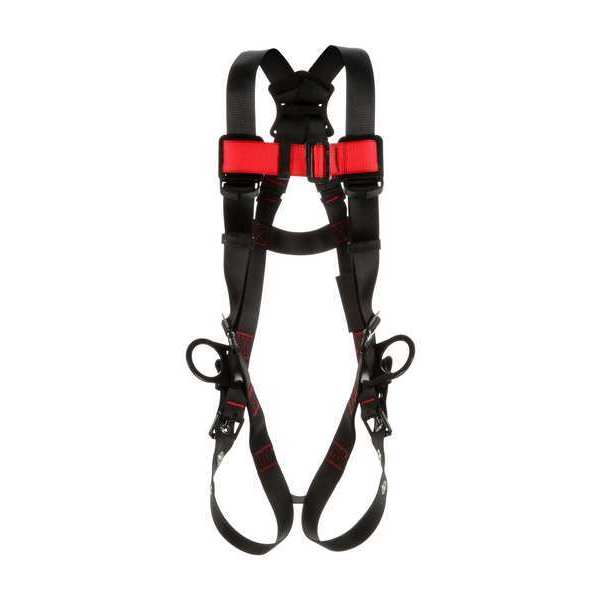Full Body Harness, Vest Style, 2XL, Polyester, Black
