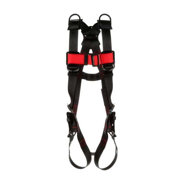 Full Body Harness, Vest Style, M/L, Polyester, Black