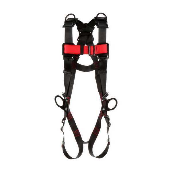 Vest-Style Positioning/Retrieval Harness, Vest Style, XL, Polyester, Black