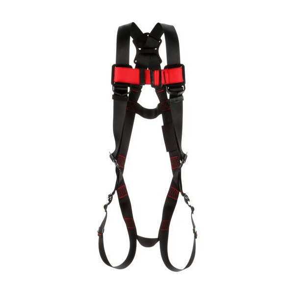 Welders Full Body Harness, Vest Style, M/L, Kevlar(R), Black
