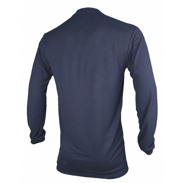 Flame-Resistant Crewneck Shirt, Navy, XL