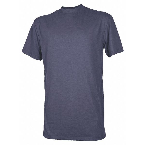 Flame-Resistant Crewneck Shirt, Navy, 2XL