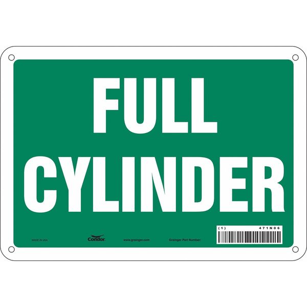 Safety Sign, 7 in Height, 10 in Width, Polyethylene, Vertical Rectangle, English, 471N06