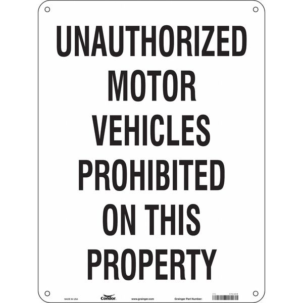 Safety Sign, 24 in H, 18 in W, Aluminum, Vertical Rectangle, English, 472J49