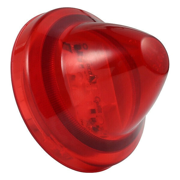 Marker Lamp, 2-1/2 In, Beehive, LED, Red