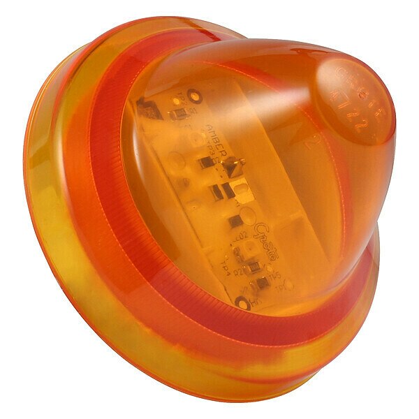 Marker Lamp, 2-1/2 In, Beehive, LED, Ylw