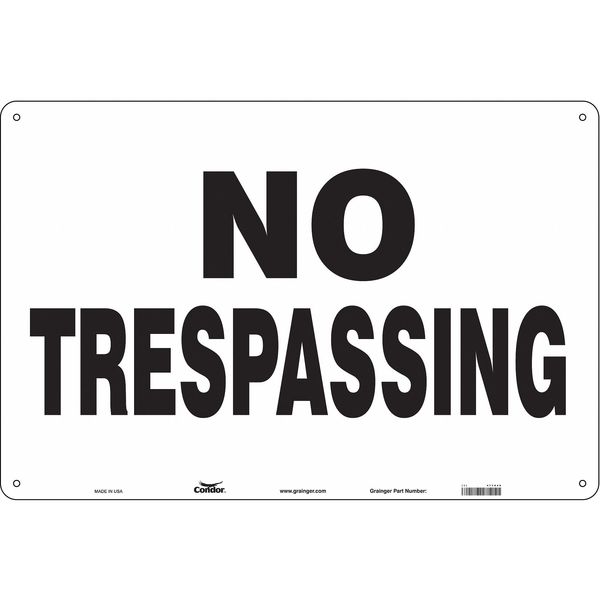 Safety Sign, 24 in H, 36 in W, Aluminum, Horizontal Rectangle, English, 473H49