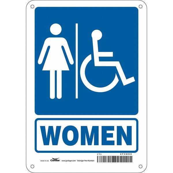 Restroom Sign, 7