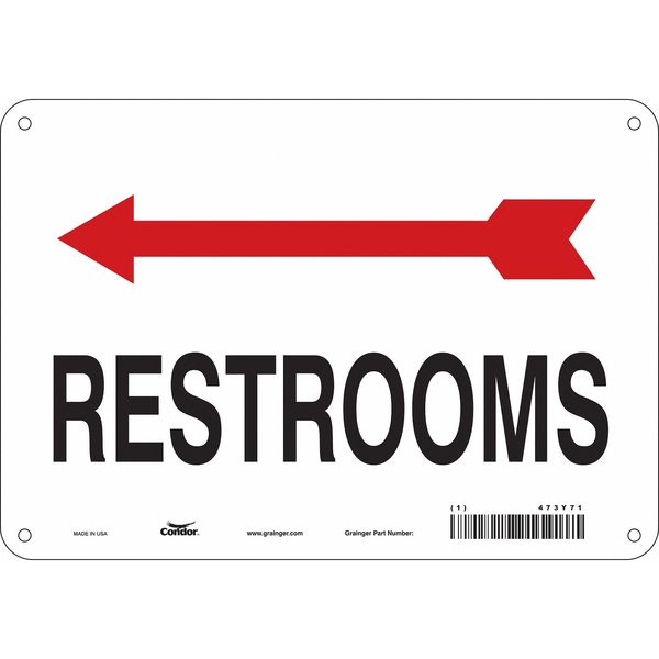 Restroom Sign, 10