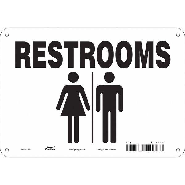 Restroom Sign, 10