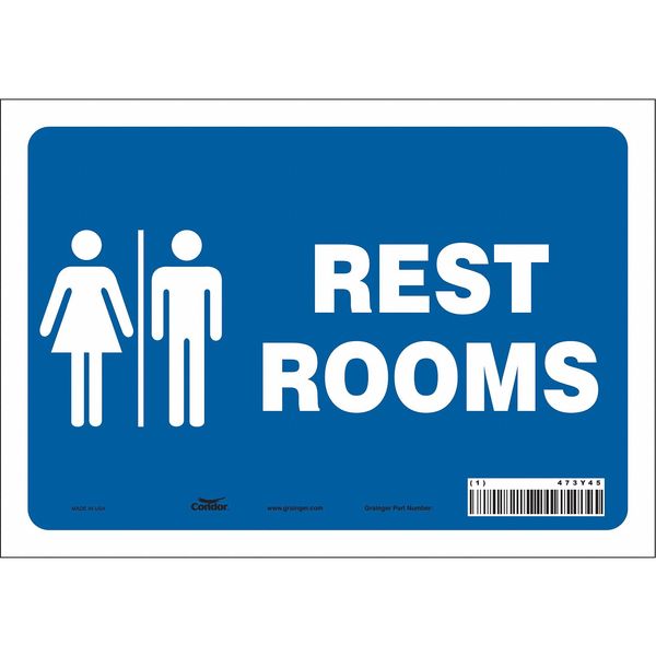Restroom Sign, 10