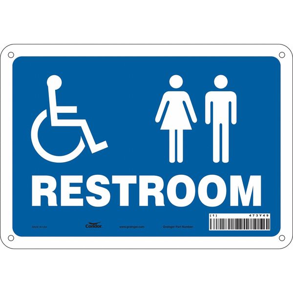 Restroom Sign, 10