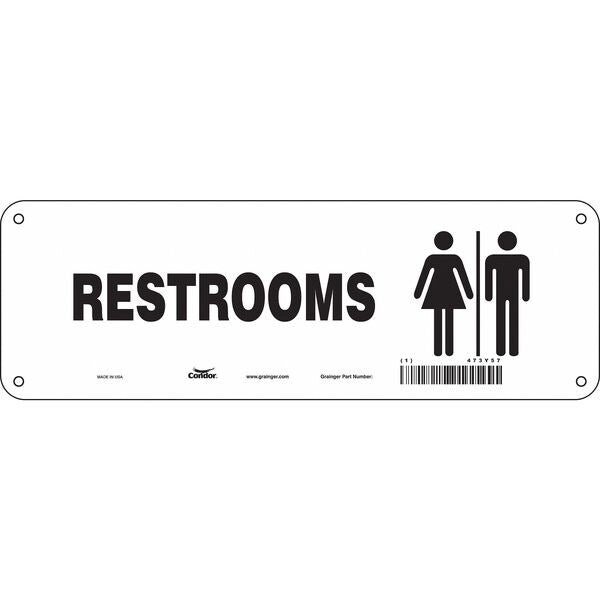 Restroom Sign, 12