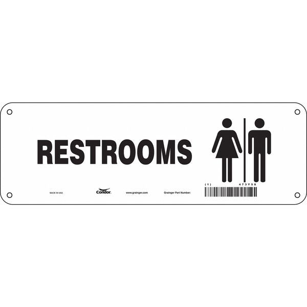 Restroom Sign, 12