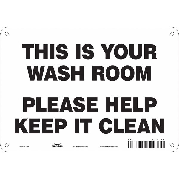 Restroom Sign, 10