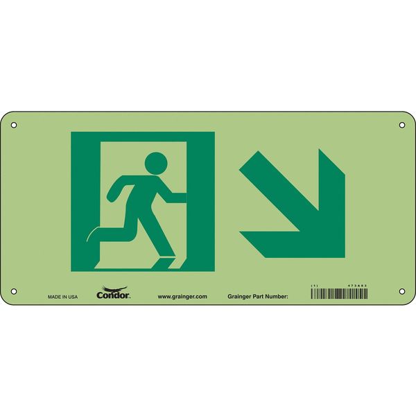 Emergency Exit Sign, No Text, 14