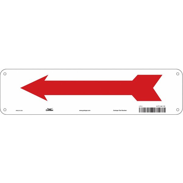 Directional Arrow Sign, No Text, 14