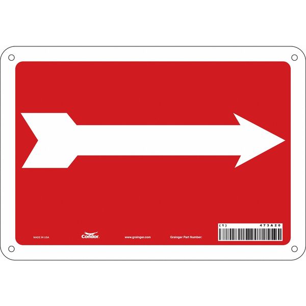 Directional Arrow Sign, No Text, 10