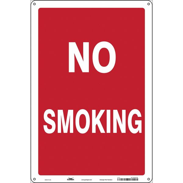 Safety Sign, 18 in Height, 12 in Width, Aluminum, Vertical Rectangle, English