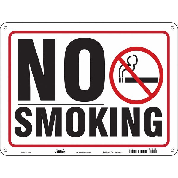 Safety Sign, 18 in Height, 24 in Width, Aluminum, Horizontal Rectangle, English