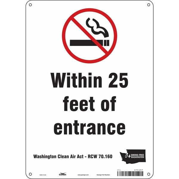 Safety Sign, 14 in H, 10