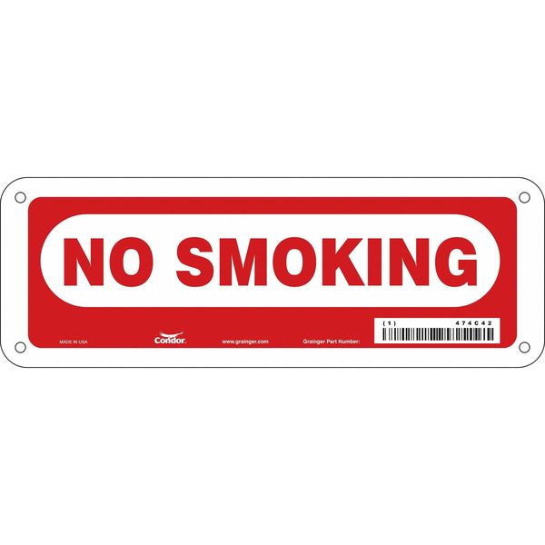 Safety Sign, 3 1/2 in H, 10