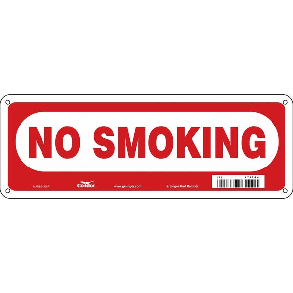 Safety Sign, 5 in H, 14 in W, Fiberglass, Vertical Rectangle, English, 474C44