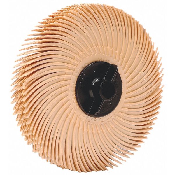 Radial Bristle Disc, 3'' dia., Arbor Hole